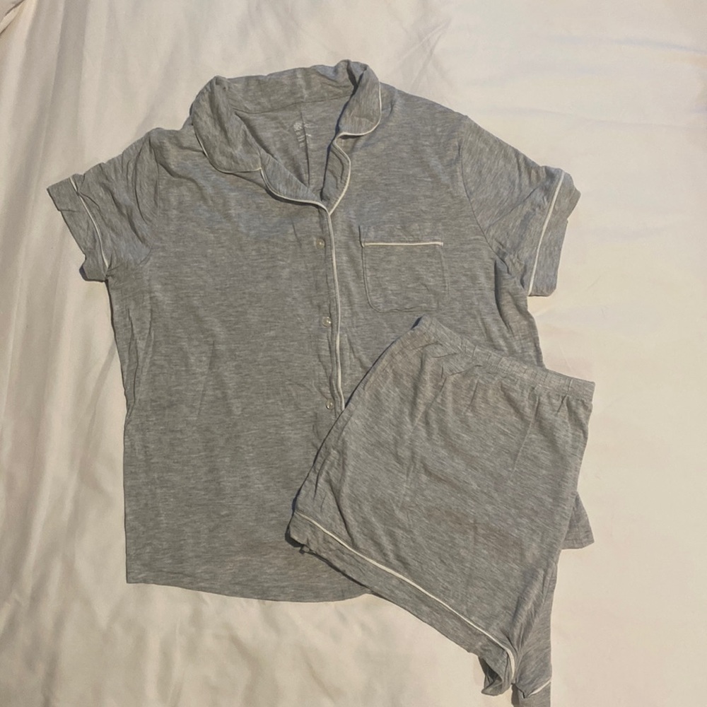 Stars Above, XL grey PJ set